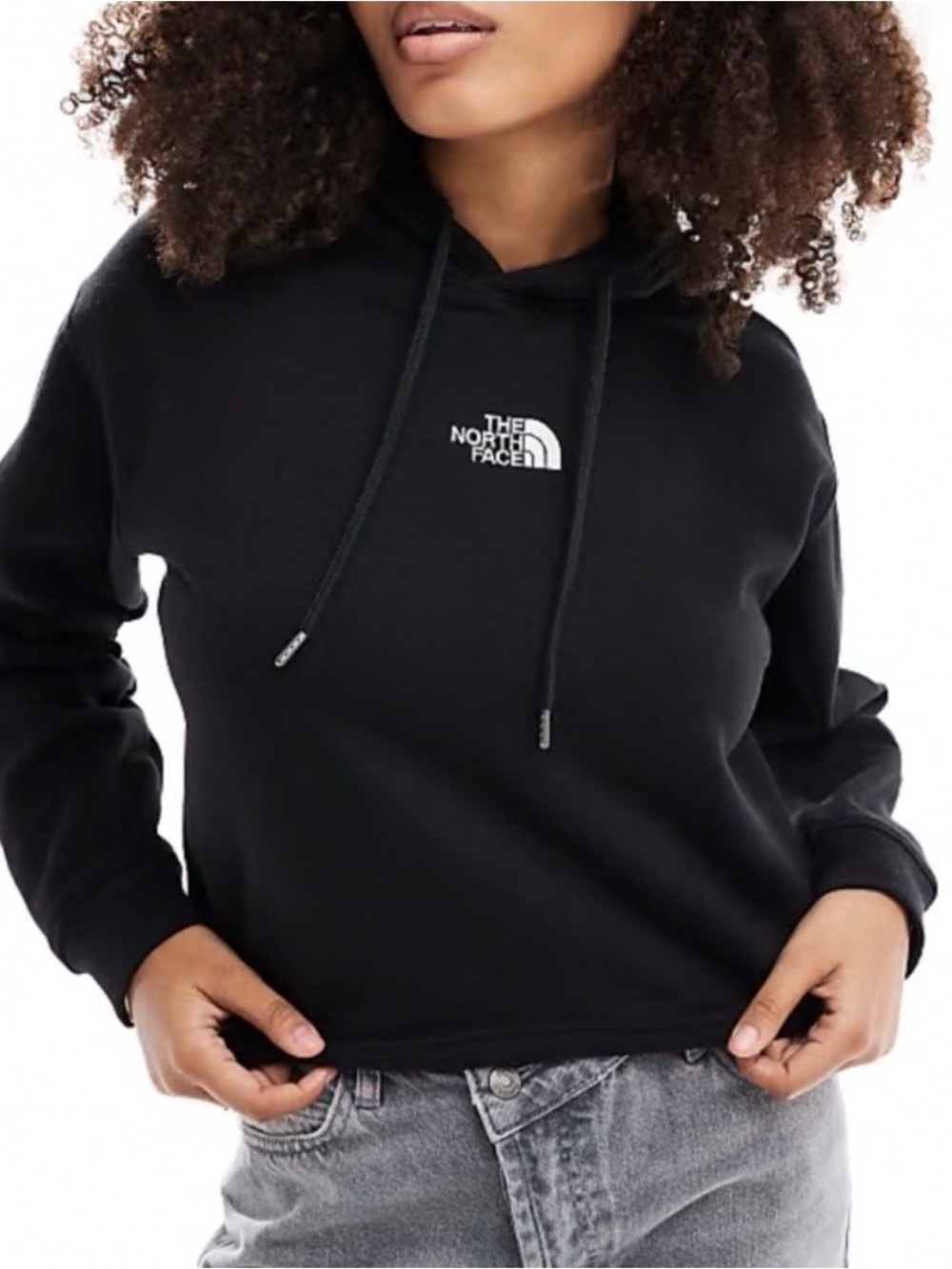 The North Face Women’s Essential Hi Lo crop Logo Hoodie XL